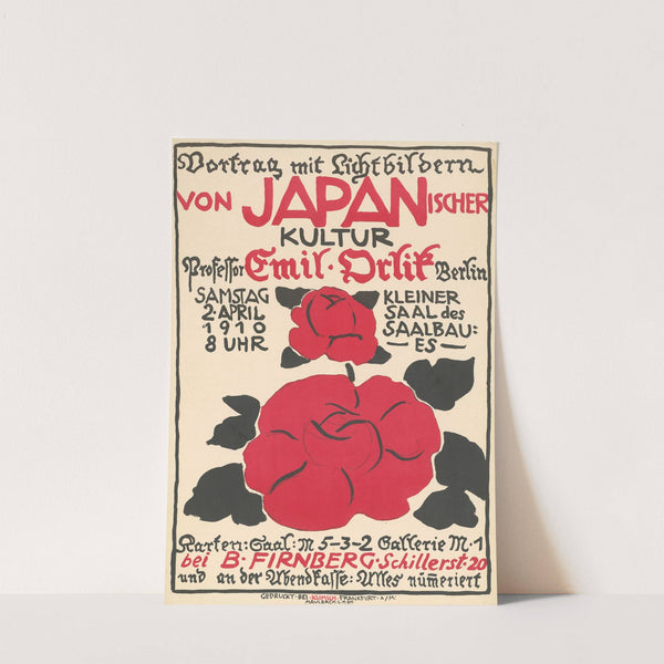 Vortrag mit Lichtbildern von japanischer Kultur (1910) by Emil Orlik