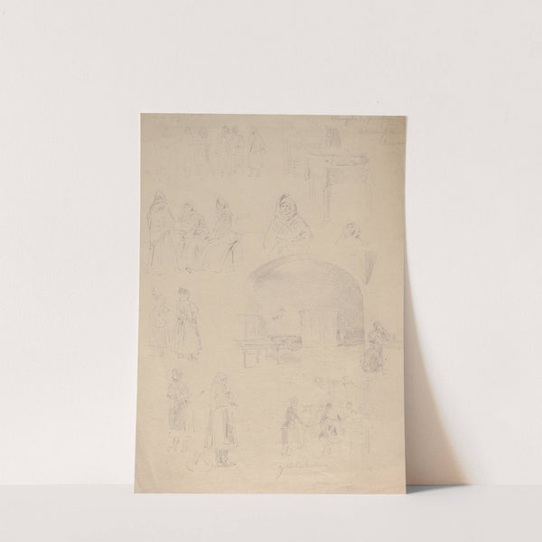 Vorzeichnungen (Ammen) (1880) by Gustav Zafaurek