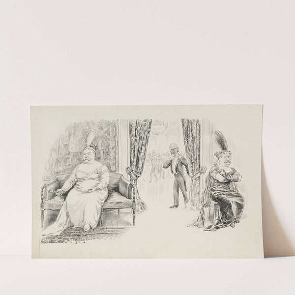 Voter; Must I really dance with one of them (1912) by William Henry Walker