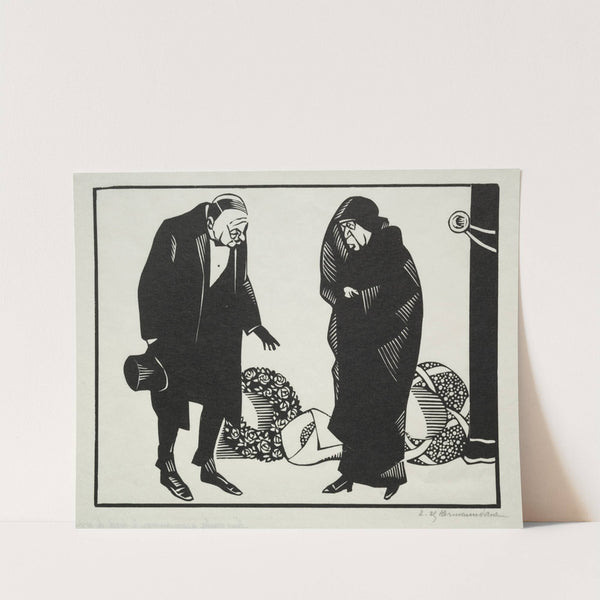 Vous voulez accompagner à pied le corps de votre - Oui c'est une occasion de marche un peu by Hermann Paul