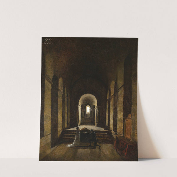 Vow (chapel interior) (1820-1830) by François-Marius Granet