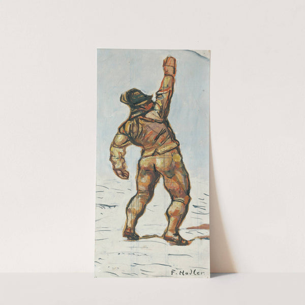 Vowing Man (Study For ‘unanimity’) by Ferdinand Hodler