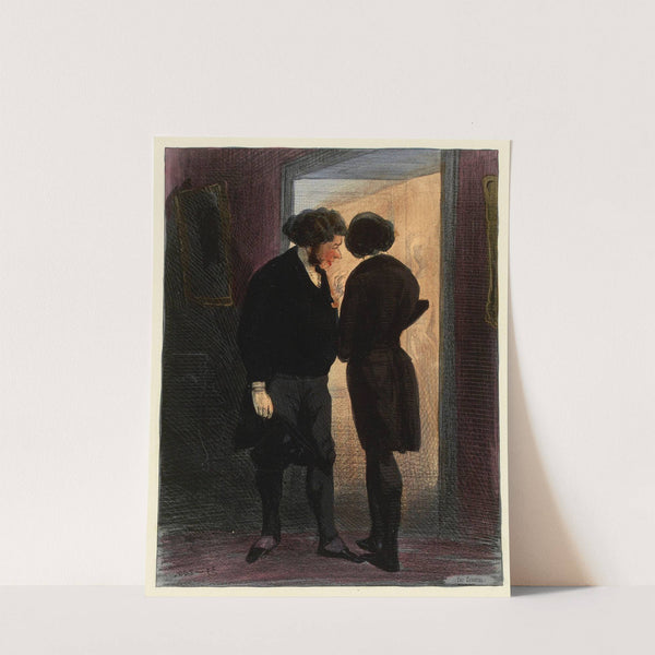 Voyez-vous Là Au second quadrille. des épis de diamants (1840-1841) by Paul Gavarni