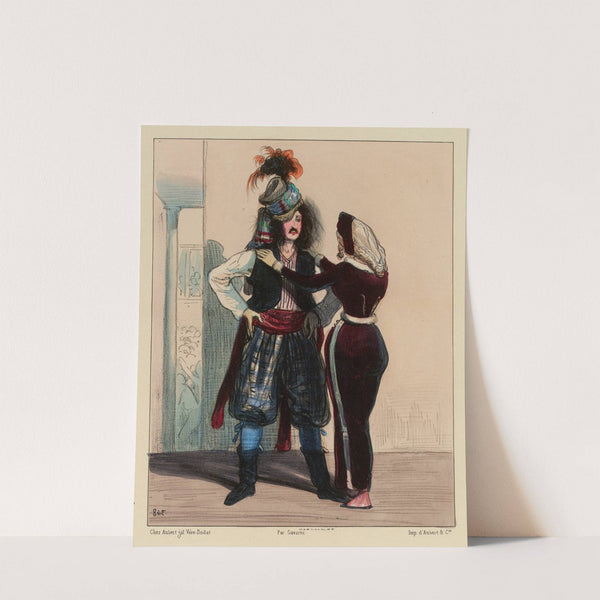 Voyez-vous, mon petit Larrins, j’ai de l’amitié pour vous (1840) by Paul Gavarni