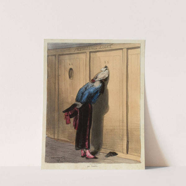 Voyons Engelina, as-tu assez fait poser Mosieu (1840) by Paul Gavarni