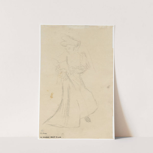 Vrouw bezig met kleding by Isaac Israëls