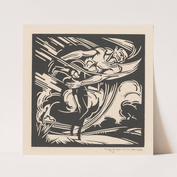 Vrouw en de wind (1921) by Henri Jonas