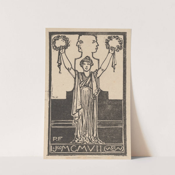 Vrouw in Romeins gewaad 1 by Bernard Willem Wierink