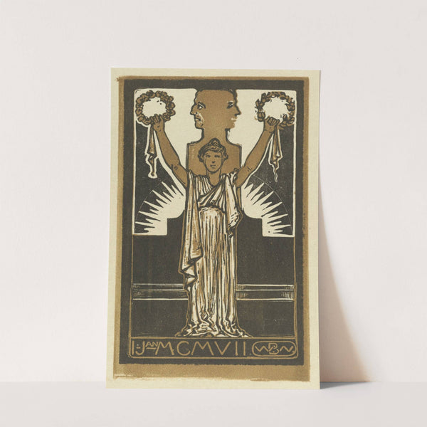 Vrouw in Romeins gewaad 2 by Bernard Willem Wierink