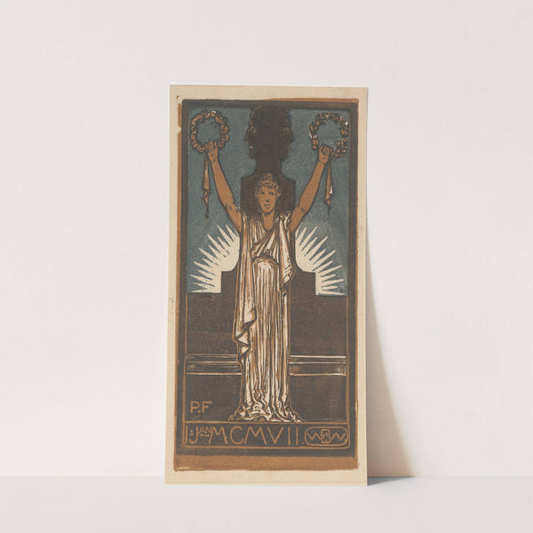 Vrouw in Romeins gewaad by Bernard Willem Wierink