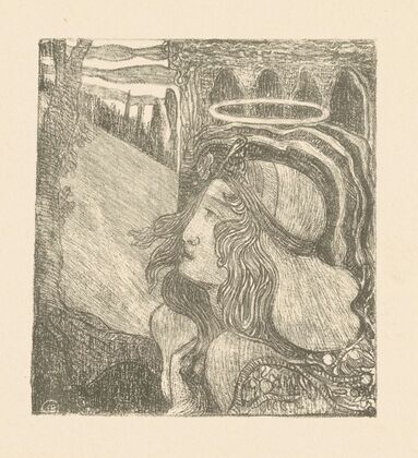 Vrouw met aureool (1873-1931)