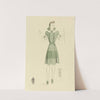 Vrouw met groene jurk (ca. 1942)