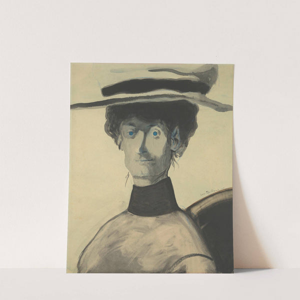 Vrouw met roze hoed (1904) by Léon Spilliaert