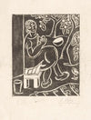 Vrouw op bank (ca. 1912-1931)