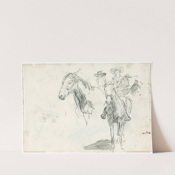 Vrouw te paard by Isaac Israëls