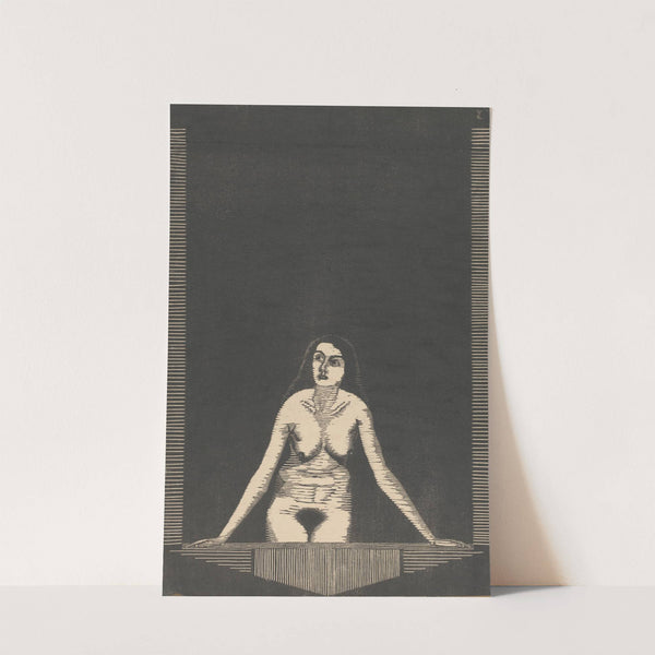 Vrouwelijk naakt bij venster by Samuel Jessurun de Mesquita