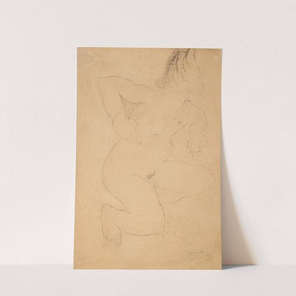 Vrouwelijk naakt (1918) by Constant Permeke