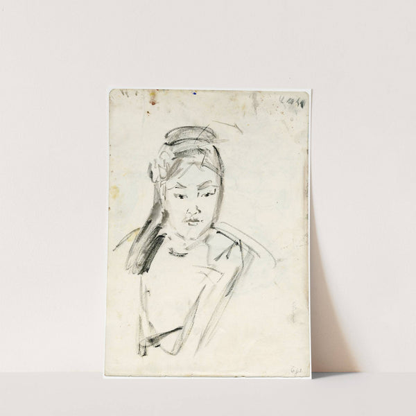 Vrouwenkop by Isaac Israëls