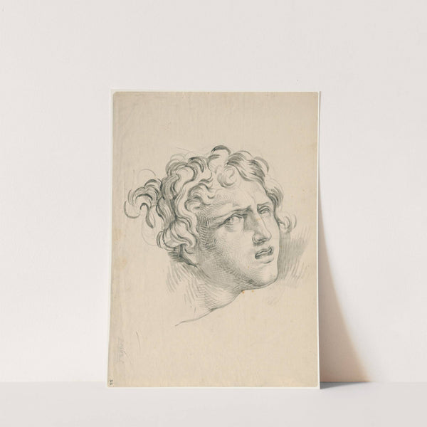 Vrouwenkop met dramatische by David Humbert de Superville