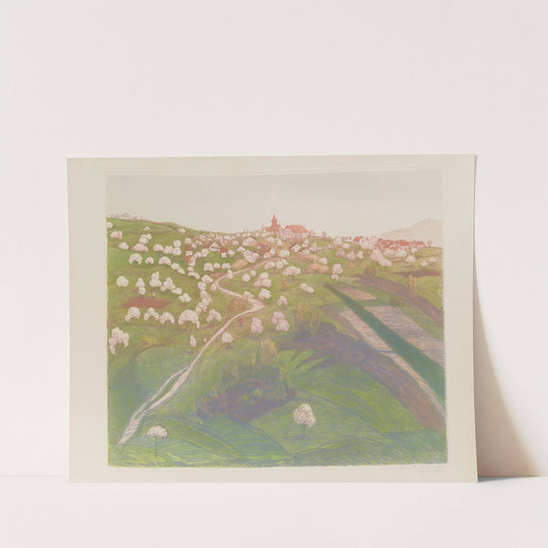 Vue de Belmont, près de Lausanne, n° 2 (1913) by Théophile Alexandre Steinlen