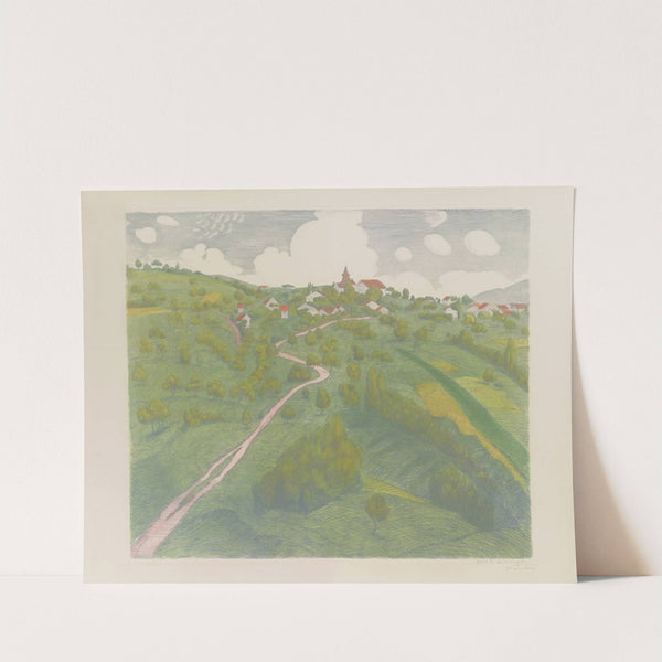 Vue de Belmont, près de Lausanne (1913) by Théophile Alexandre Steinlen