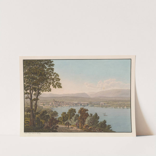 Vue de Genève depuis Cologn (1915-1945) by Gabriel Lory the older