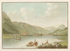 Vue de Interlaken sur le Lac de Brienz (1915-1945)