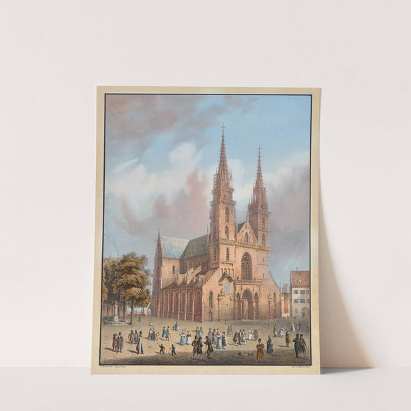 Vue de la cathédrale à Basle (1915-1945) by Constantin Guise