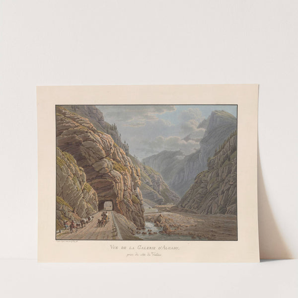 Vue de la Galerie d’Algaby, prise du côté du Vallais (1915-1945) by Gabriel Lory the Younger