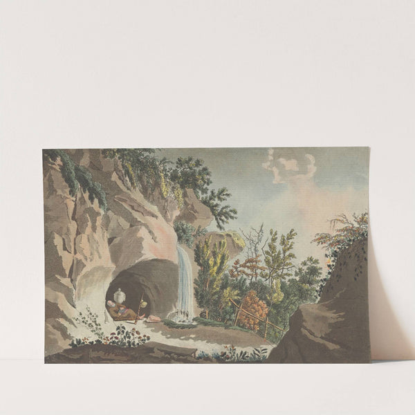 Vue de la Grotte de l’Heremite faisant partie d’un Jardin à l’angloise près d’Arlesheim dans l’Evêché de Bâle by Wilhelm Friedrich Gmelin