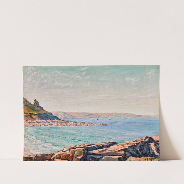 Vue de la mer près de Perros-Guirec by Gustave Cariot