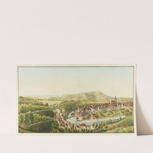 Vue de la partie inférieure de la ville de Berne (1915-1945) by Franz Schmid