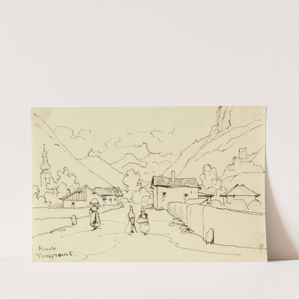 Vue de la route d’Inspruck by René Marjolin