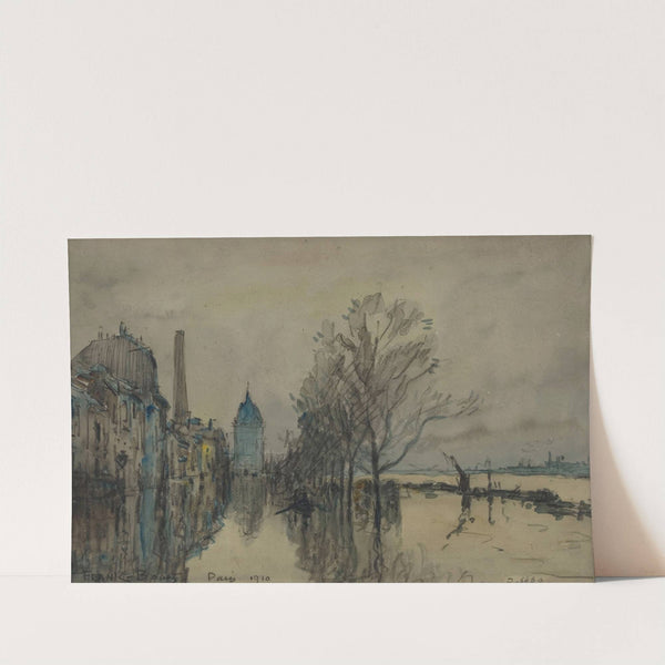 Vue de la Seine pendant les inondations by Frank Myers Boggs