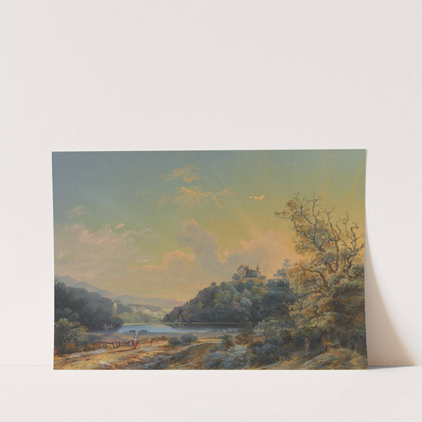 Vue de la Solitude Romantique, Près d’Arlesheim dans l’Evêché de Bâle by Johann Baptist Stuntz
