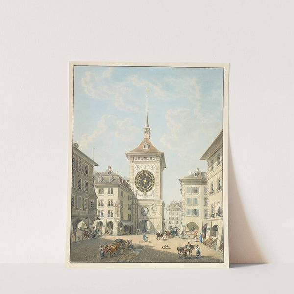 Vue de la tour de la Grande-Horloge à Berne (1915-1945) by Gabriel Lory the older