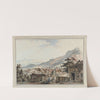 Vuë de la Ville d’Aigle sur la route des Sallines by Johann Karl Müllener