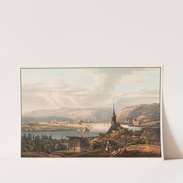 Vue de la ville d’Anderach by Johann Ludwig Bleuler