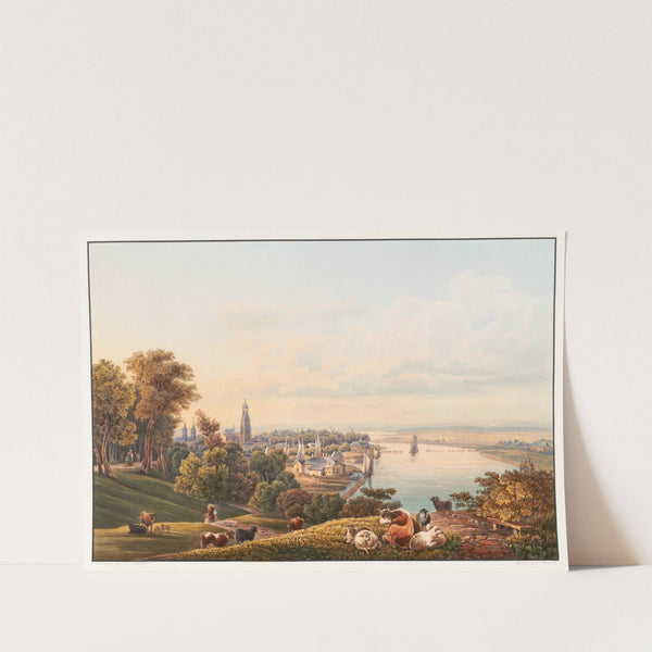 Vue de la ville d’Arnheim by Johann Ludwig Bleuler