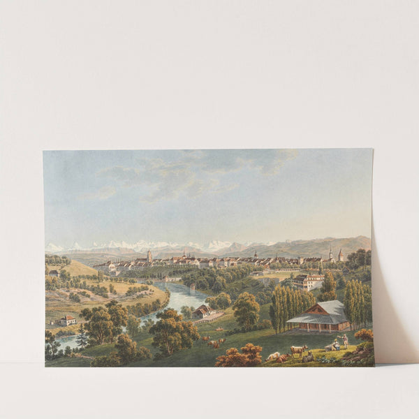 Vue de la ville de Berne (1915-1945) by Gabriel Lory the Younger