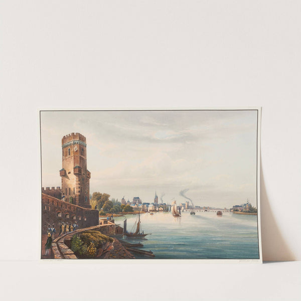 Vue de la ville de Cologne prise de Baienturm by Johann Ludwig Bleuler