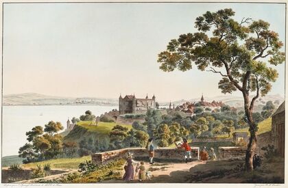 Vue de la Ville de Grandson