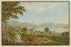 Vue de la ville de Lucerne prise à la campagne d’Allenwinden (1915-1945)