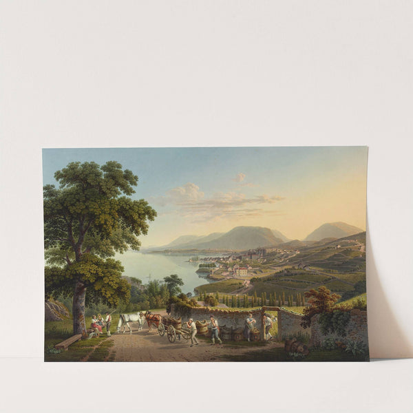 Vue de la Ville de Neuchatel, en Suisse (1915-1945) by Gabriel Lory the Younger