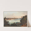 Vue de la ville de Schaffhouse prise du Steinholzly by Johann Ludwig Bleuler
