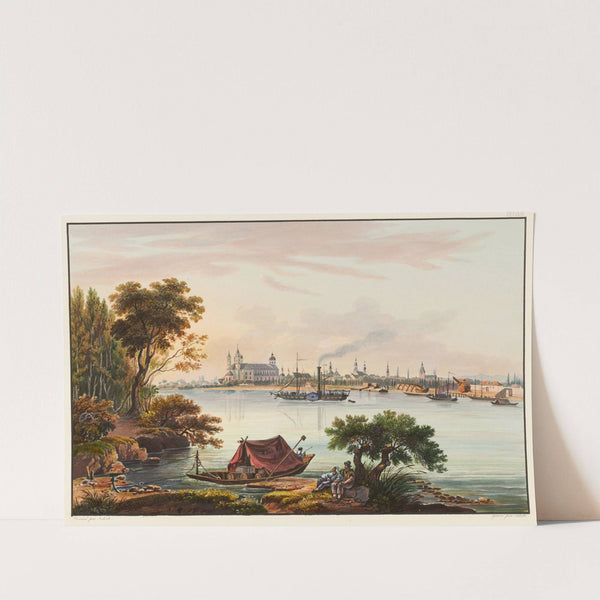 Vue de la ville de Spire, principale ville de la Bavière Rhénane by Johann Ludwig Bleuler