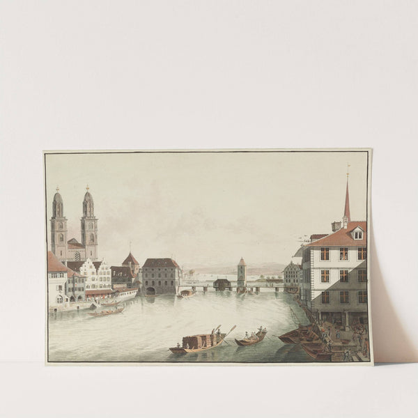 Vûe de la Ville de Zürich, prise à l’auberge de l’épée by Johann Jakob Aschmann