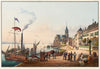 Vue de la ville d’Emerich, Frontière Prussienne