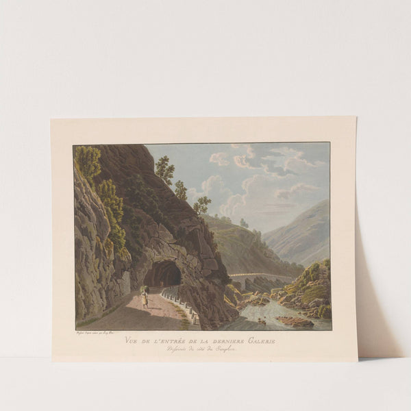 Vue de l’entrée de la derniere Galerie Dessinée du côté du Simplon (1915-1945) by Gabriel Lory the Younger
