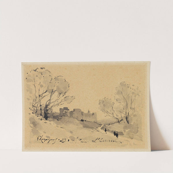 Vue de l’Escorial (1899) by Henri-Joseph Harpignies